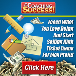 sell high ticket products with e-coaching success