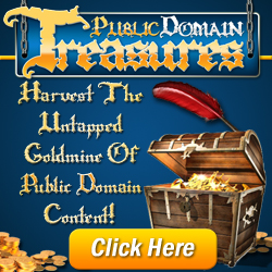 Public Domain Treasures - make money with public domain content